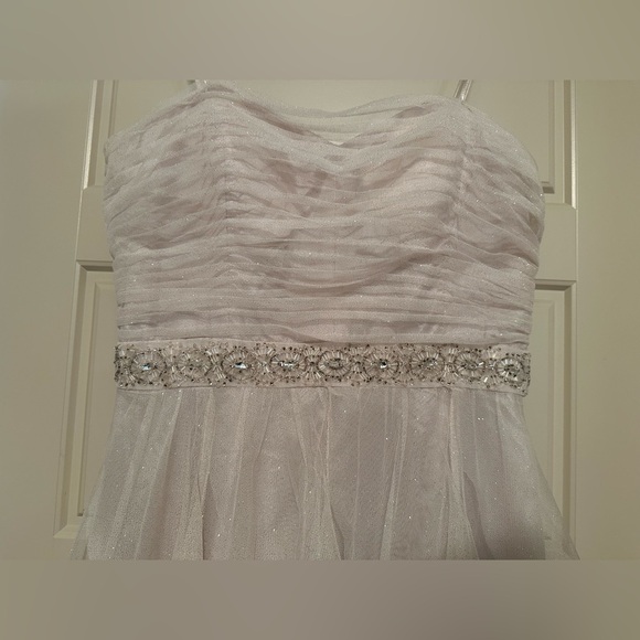 Le Chateau Sparkling Mauve Evening Gown - Picture 2 of 14